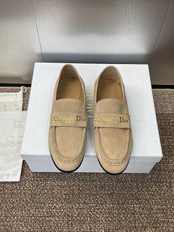 Bagsaaa Dior Boy Loafer Rope Beige Suede Calfskin