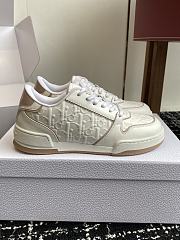 Bagsaaa Dior One Sneaker White and Nude Dior Oblique Perforated Calfskin - 1