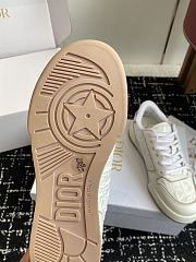 Bagsaaa Dior One Sneaker White and Nude Dior Oblique Perforated Calfskin - 4