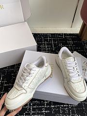 Bagsaaa Dior One Sneaker White and Nude Dior Oblique Perforated Calfskin - 2