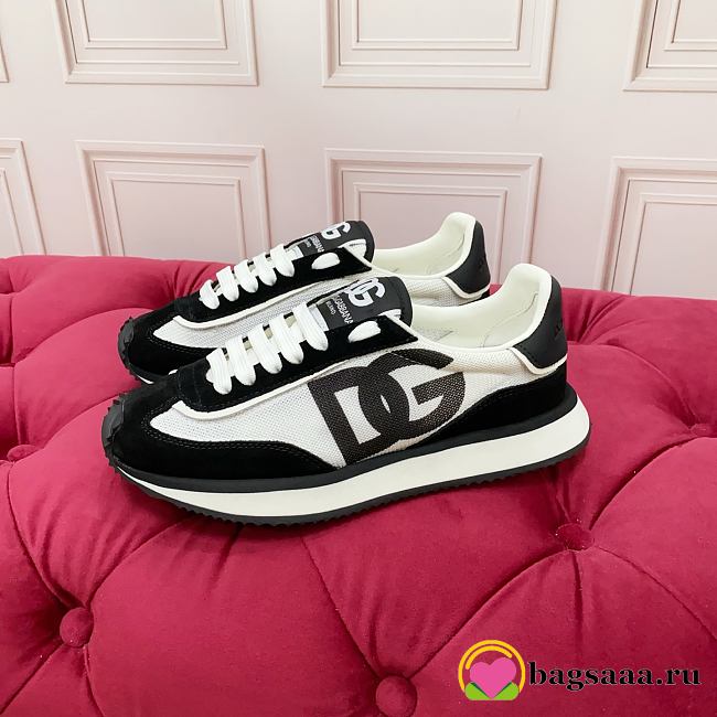 Bagsaaa D&G Mixed-material DG CUSHION sneakers black - 1