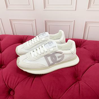 Bagsaaa D&G Mixed-material DG CUSHION sneakers white