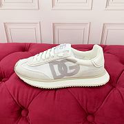 Bagsaaa D&G Mixed-material DG CUSHION sneakers white - 3