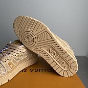 Bagsaaa LV Trainer Sneaker Beige Raffia - 3
