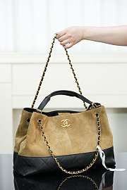 Bagsaaa Chanel Shopping Bag AS5657 Beige & Black - 40cm - 2