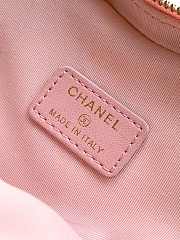 Bagsaaa Chanel Heart Clutch with Chain AP2784 Pink - 13cm - 2
