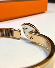 Bagsaaa Hermes Mini Clic Chaine d'Ancre bracelet pink - 2