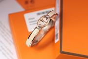 Bagsaaa Hermes Mini Clic Chaine d'Ancre bracelet beige - 3