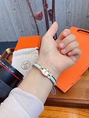 Bagsaaa Hermes Mini Clic Chaine d'Ancre bracelet blue - 3