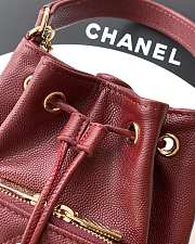 Bagsaaa Chanel Clutch with chain AP4775 Red Caviar - 15cm - 2