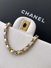 Bagsaaa Chanel Small Flap Bag With Top Handle AS5702 White - 22.5cm - 4