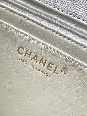 Bagsaaa Chanel Small Flap Bag With Top Handle AS5702 White - 22.5cm - 2