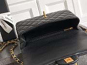 Bagsaaa Chanel Small Flap Bag With Top Handle AS5702 Black - 22.5cm - 3