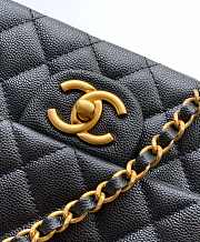 Bagsaaa Chanel Small Flap Bag With Top Handle AS5702 Black - 22.5cm - 2
