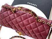 Bagsaaa Chanel Small Flap Bag With Top Handle AS5702 Red - 22.5cm - 4