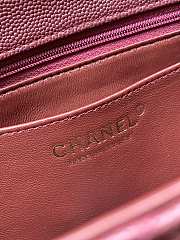 Bagsaaa Chanel Small Flap Bag With Top Handle AS5702 Red - 22.5cm - 2