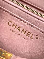 Bagsaaa Chanel Mini Flap Bag AS5758 Light Pink Lambskin - 18cm - 4