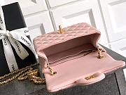 Bagsaaa Chanel Mini Flap Bag AS5758 Light Pink Lambskin - 18cm - 3