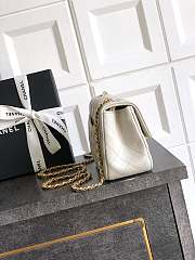 Bagsaaa Chanel Mini Flap Bag AS5758 Cream White Lambskin - 18cm - 4