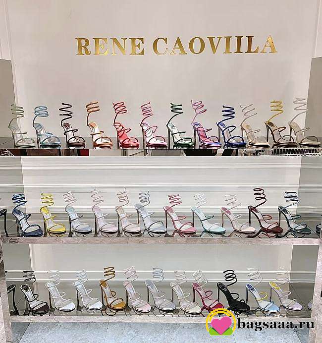 Bagsaaa RC Serpent Crystal High Heels - 1