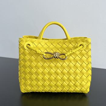 Bagsaaa Bottega Veneta Small Andiamo 766014 Sulfur Yellow - 20x25x10 cm