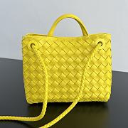 Bagsaaa Bottega Veneta Small Andiamo 766014 Sulfur Yellow - 20x25x10 cm - 4