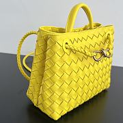 Bagsaaa Bottega Veneta Small Andiamo 766014 Sulfur Yellow - 20x25x10 cm - 2