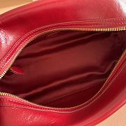 Bagsaaa Miu Miu Leather top-handle bag 5BB182 red - 28cm - 3