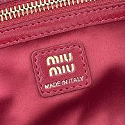 Bagsaaa Miu Miu Leather top-handle bag 5BB182 red - 28cm - 2
