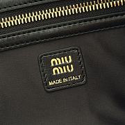 Bagsaaa Miu Miu Leather top-handle bag 5BB182 black - 28cm - 3