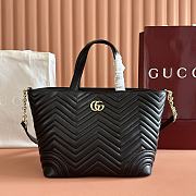 Bagsaaa Gucci Betty medium tote bag 847387 black - 28cm - 1