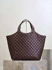 Bagsaaa YSL ICARE in quilted nappa dark red 698651 - 55 X 43 X 5 cm - 4