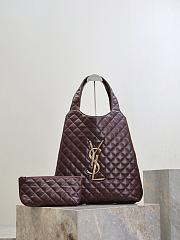 Bagsaaa YSL ICARE in quilted nappa dark red 698651 - 55 X 43 X 5 cm - 3
