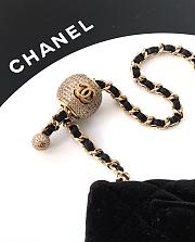 Bagsaaa Chanel Mini Flap Bag AS1786 Black Velvet - 18cm - 4