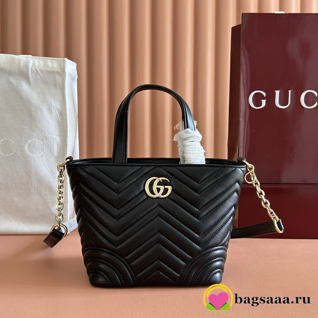Bagsaaa Gucci Betty small tote bag 847386 black -18cm - 1