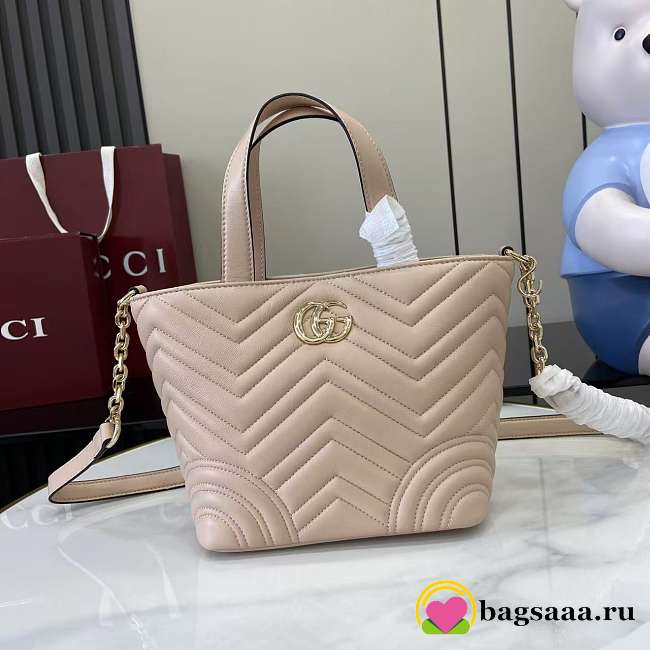 Bagsaaa Gucci Betty small tote bag 847386 light pink -18cm - 1