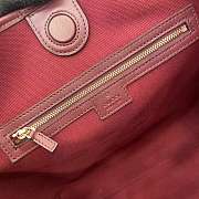 Bagsaaa Gucci GG Emblem medium shoulder bag 847452 dark red - 30.5cm - 2