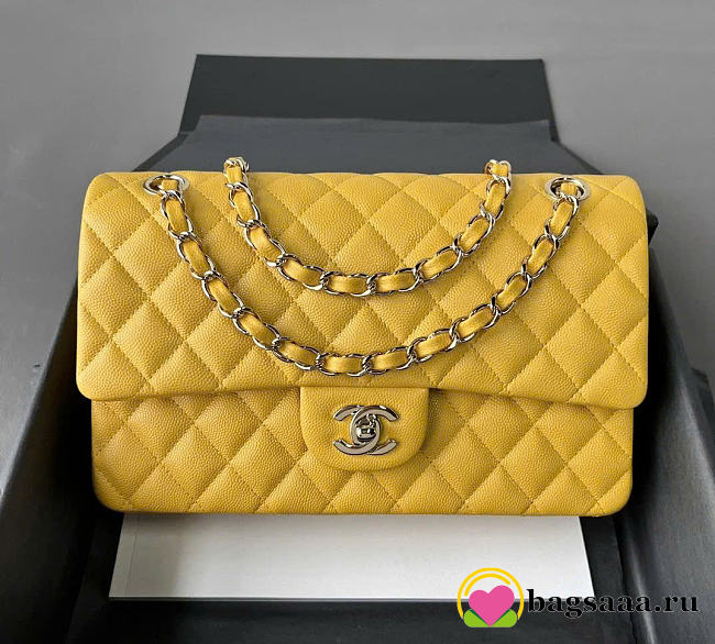 Bagsaaa Chanel Flap Bag Yellow Caviar - 25cm - 1