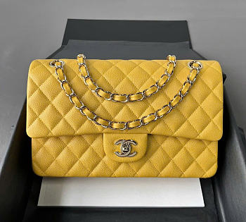 Bagsaaa Chanel Flap Bag Yellow Caviar - 25cm