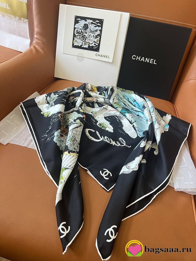 Bagsaaa Chanel Scarf - 90cm 02 - 1