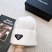Bagsaaa Prada White Beanie - 2