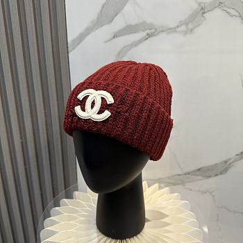 Bagsaaa Chanel Red Beanie