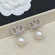 Bagsaaa Valentino Silver Earrings - 1