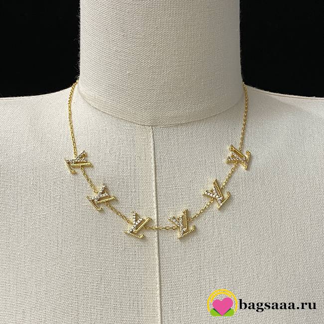 Bagsaaa LV Gold Necklace - 1