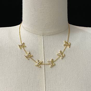 Bagsaaa LV Gold Necklace