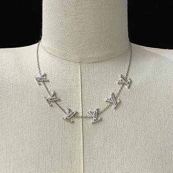 Bagsaaa LV Silver Necklace