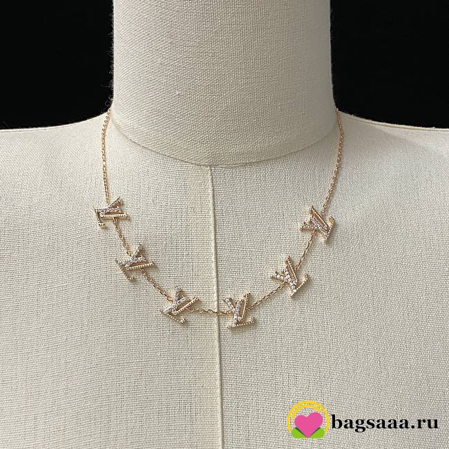 Bagsaaa LV Rose Gold Necklace - 1