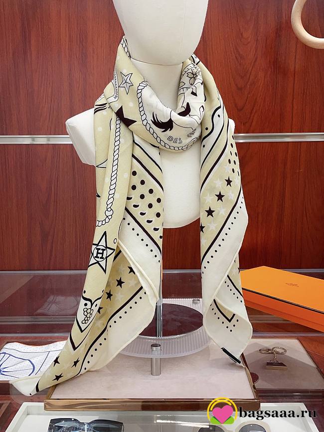 Bagsaaa Hermes Scarf 140cm*140cm - 01 - 1