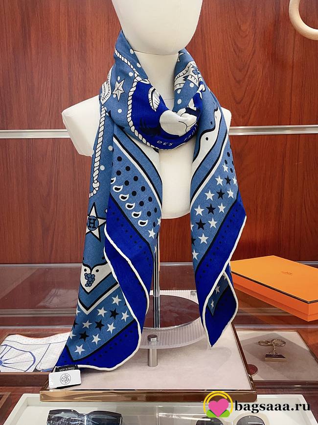 Bagsaaa Hermes Scarf 140cm*140cm - 03 - 1