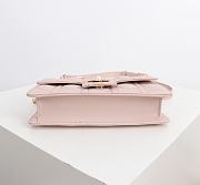 Bagsaaa Dior Jolie Mini Bag Powder Pink Cannage Lambskin - 21cm - 3